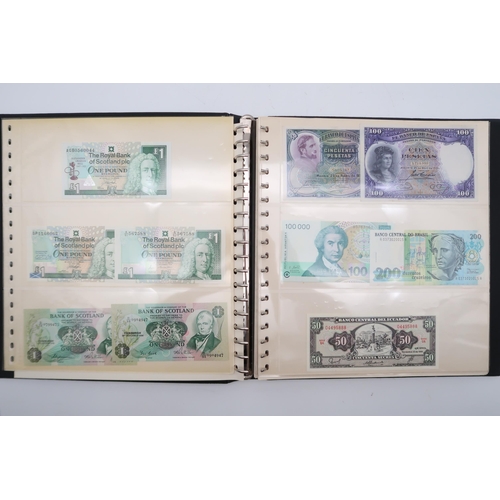 339 - A collection of Great Britain and worldwide banknotes with The Bank of England, The Royal Bank of Sc... 