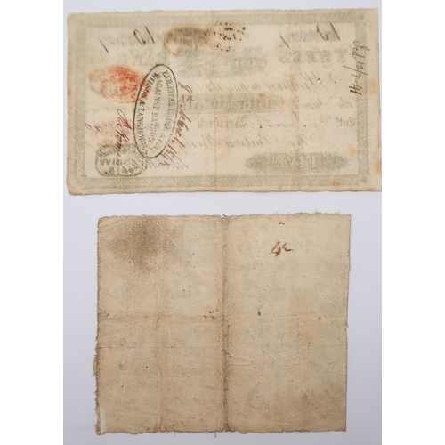 345 - Tweed Bank One Pound Berwick Five Pounds £5, The Falkirk Union Bank 20 July 1812 No. 53/630 (2... 