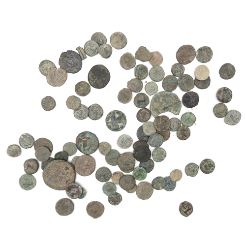 461 - ROMANa small collection of mostly Roman coins with examples from Northern Africa and Sicily... 