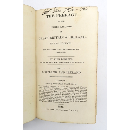 2579 - GENEALOGYThe English Baronets.Being a Genealogical and Historical Account of their FamiliesThree vol... 