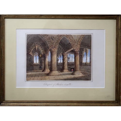 2969 - WILLIAM HAMILTON TURNER (BRITISH 19THC)ROSSLYN CHAPEL, ROSLINWatercolour, signed lower left, dated 1... 