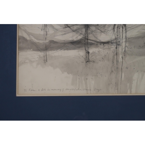 906 - DAVID MCCLURE RSA RSW RGI (SCOTTISH 1927-2009)  IN MEMORY OF HOSPITFIELD HOUSE DAYS Watercolour, sig... 