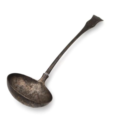 213 - A George III Scottish Silver soup ladle, Edinburgh 1816, in the Old English Shell pattern, 239gms&nb... 