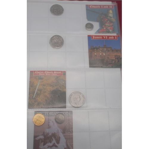 228 - Great Britain a collection of coins showing examples of Victorian crowns 1887 and 1889, half crowns,... 