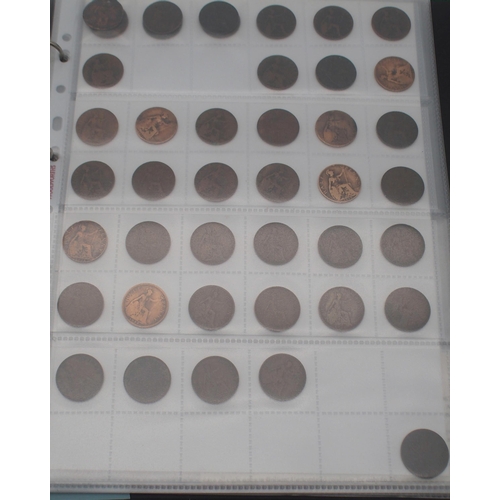 230 - Great Britain a collection of one penny and half penny coins dating from 1860 through to 1964