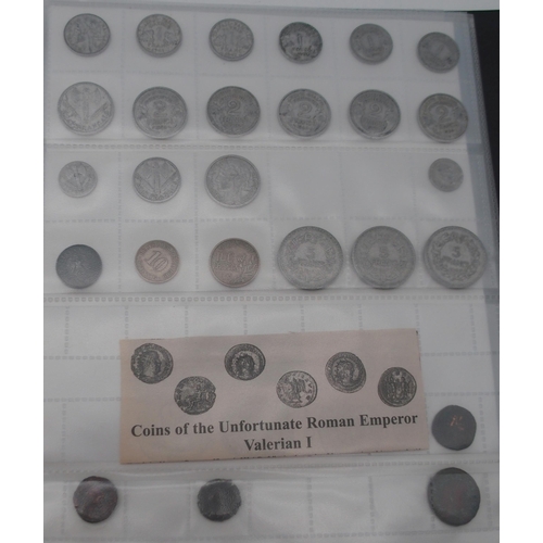 248 - A collection of worldwide coins an album