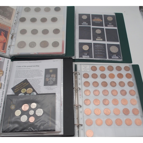 250 - BRITISH ISLES a collection of mostly GB  circulating coins with commemorative examples and deci... 