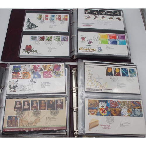 254 - Royal Mail a collection of first day covers in three Royal Mail binders dating from 1990 throug... 