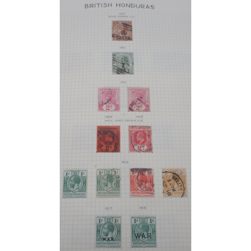 262 - British Colonies and Protectorate stamps in a Stanley Gibbons Devon Stamp Album from 1867 Heligoland... 