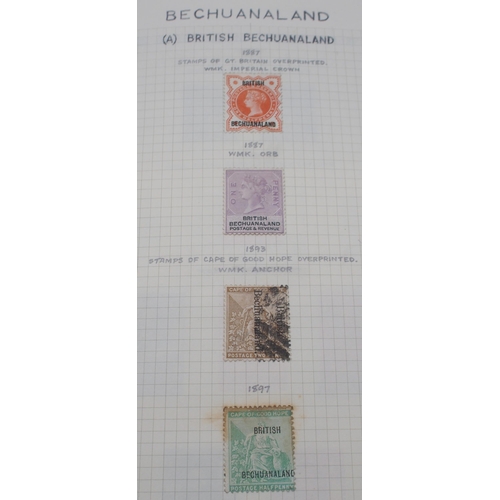 262 - British Colonies and Protectorate stamps in a Stanley Gibbons Devon Stamp Album from 1867 Heligoland... 