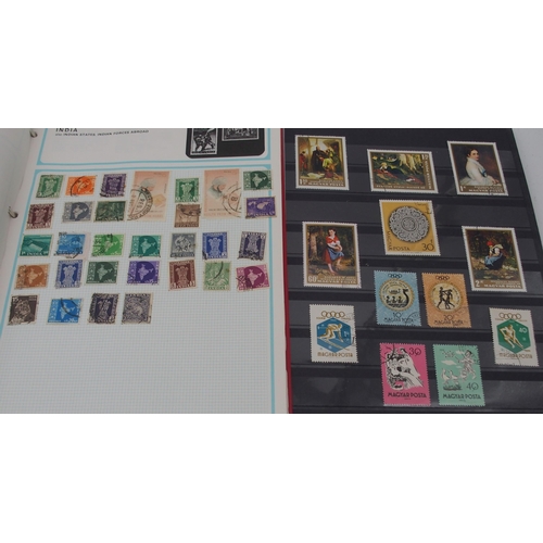 263 - A collection of worldwide stamps in five albums 