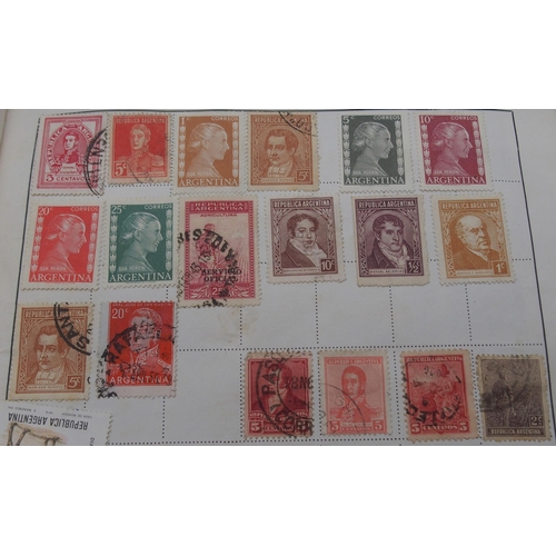 266 - A worldwide postage stamp collection in The Stirling Stamp Album with United States and Possessions,... 