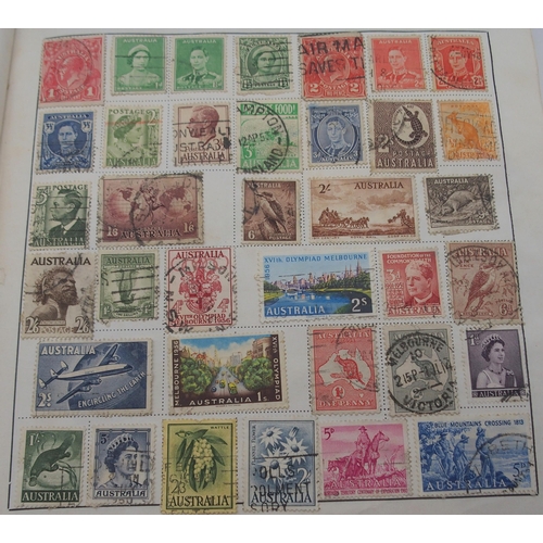 266 - A worldwide postage stamp collection in The Stirling Stamp Album with United States and Possessions,... 