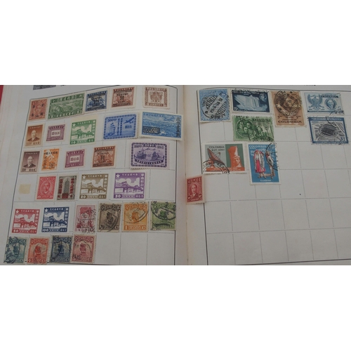 266 - A worldwide postage stamp collection in The Stirling Stamp Album with United States and Possessions,... 