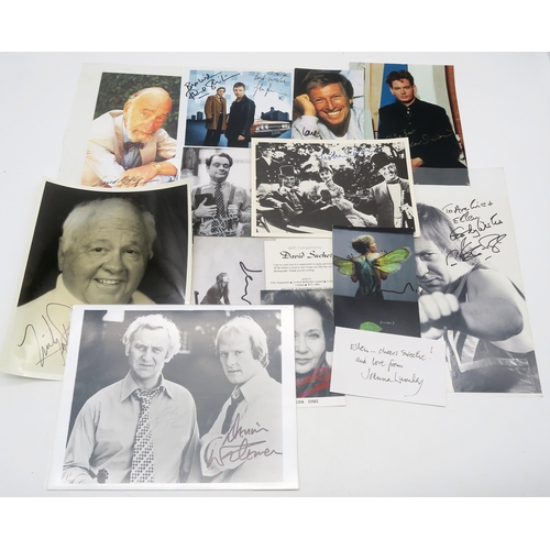 340 - AUTOGRAPHSA large and varied collection of signed photographs, to include many stars of British film... 