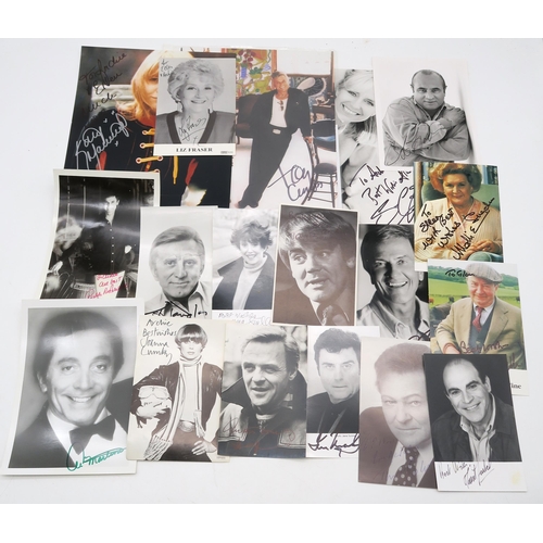 340 - AUTOGRAPHSA large and varied collection of signed photographs, to include many stars of British film... 