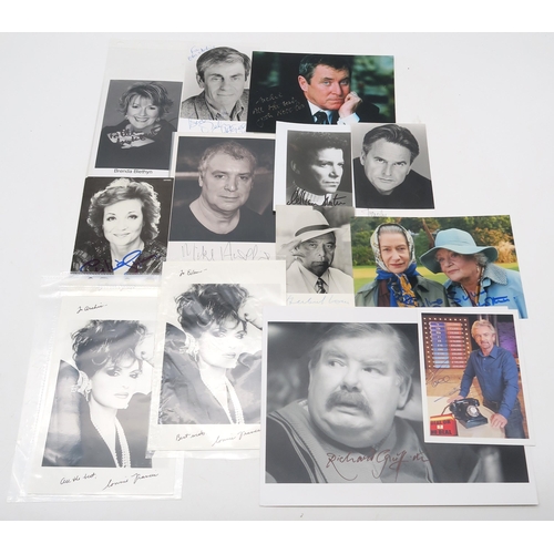 340 - AUTOGRAPHSA large and varied collection of signed photographs, to include many stars of British film... 