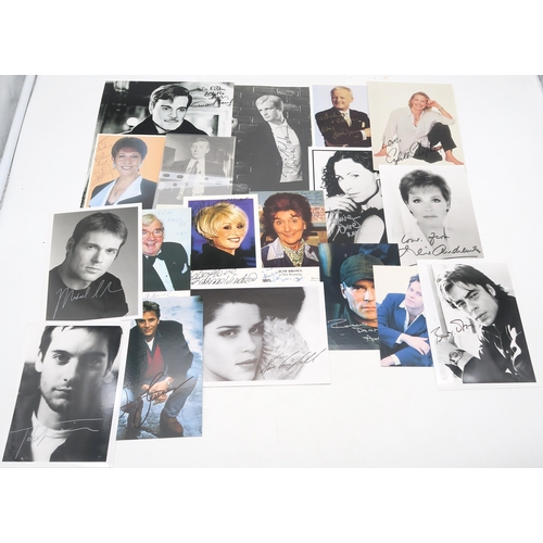 340 - AUTOGRAPHSA large and varied collection of signed photographs, to include many stars of British film... 