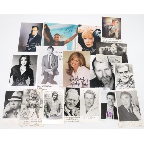 340 - AUTOGRAPHSA large and varied collection of signed photographs, to include many stars of British film... 