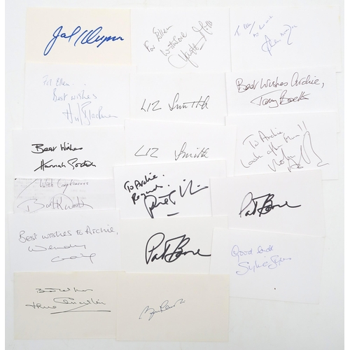 340 - AUTOGRAPHSA large and varied collection of signed photographs, to include many stars of British film... 