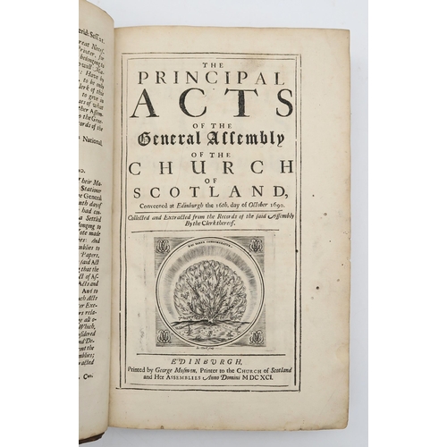 353 - The Principal Acts of the General Assembly of the Church of Scotland Conveened at Edinburgh, 1690-17... 