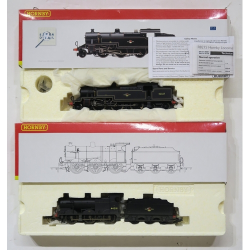 366 - Hornby 00-gauge locomotives, boxed - R2529 BR Fowler 2-6-4T Class 4P Locomotive '42327' and R2545 BR... 