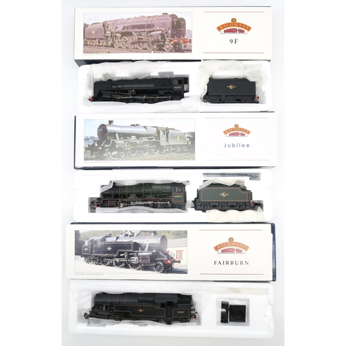 370 - Bachmann Branch Line 00-gauge locomotives, boxed - 31-625 Class 3F 43474 BR Black Late Crest, 32-530... 