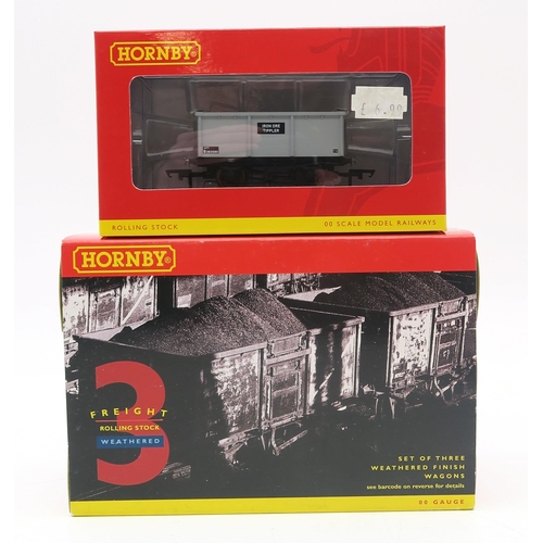 373 - Hornby 00-gauge locomotives and stock, boxed - R2382 BR 4-6-0 Class 5MT Locomotive Weathered '44666'... 