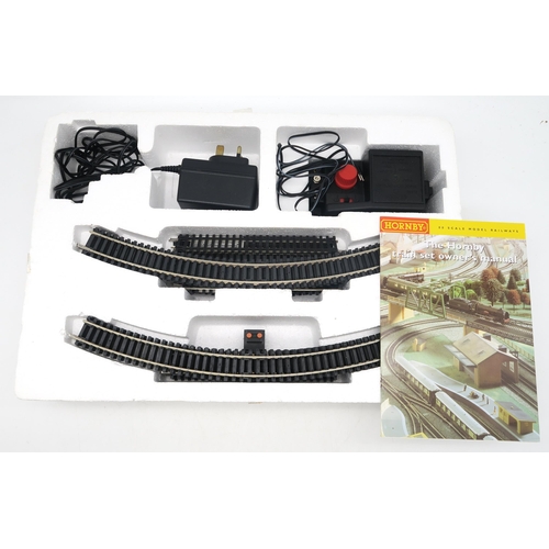 379 - A Hornby 00-gauge Mixed Goods Digital Train Set, an Elite Digital Command Control System and further... 