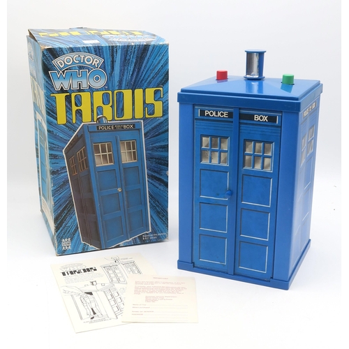 388 - A boxed Denys Fisher Doctor Who Tardis, a boxed Sevans Cyber Man model kit and a 2006-dated BBC Worl... 