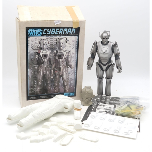 388 - A boxed Denys Fisher Doctor Who Tardis, a boxed Sevans Cyber Man model kit and a 2006-dated BBC Worl... 