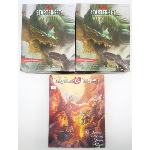 391 - Dungeons & Dragons Goblin's Lair and Haunted Tower games, two Starter Sets and a Classic Set (5)