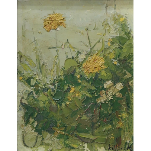 904 - MONA KILLPACK (ENGLISH 1918-2009) HEDGEROW Oil on board, signed lower right, 45 x 34cm&nbs... 