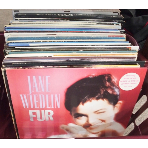 271 - VINYL RECORDS a collection of 1980's and 1990's pop rock and new wave vinyl records to include LP re... 