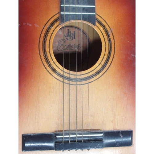 279 - An Encore JSH acoustic guitar serial number ENC 30S made in Romania  