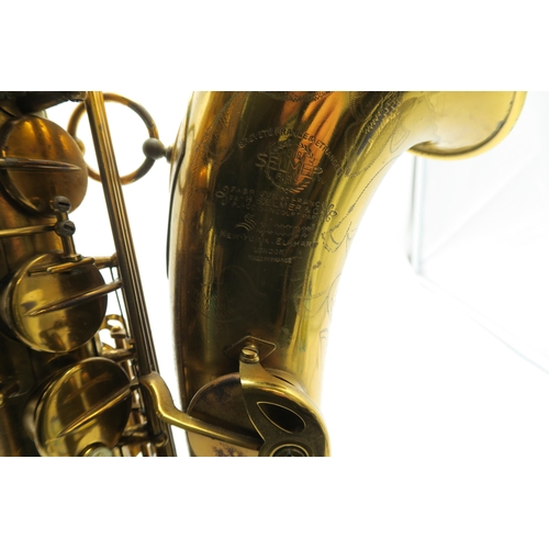 285 - SELMER a Selmer Mark VI saxophone serial number M60086 no serial number to the crook with an Otto Li... 