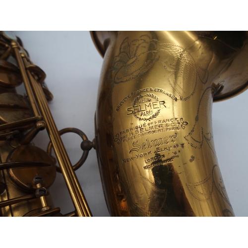 286 - **WITHDRAWN**Pennsylvania Special Baritone Saxophone serial number 261180 engraved 