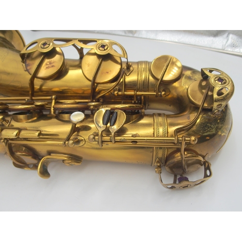 286 - **WITHDRAWN**Pennsylvania Special Baritone Saxophone serial number 261180 engraved 