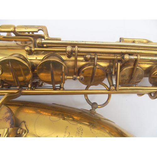 286 - **WITHDRAWN**Pennsylvania Special Baritone Saxophone serial number 261180 engraved 