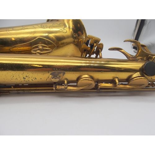 286 - **WITHDRAWN**Pennsylvania Special Baritone Saxophone serial number 261180 engraved 