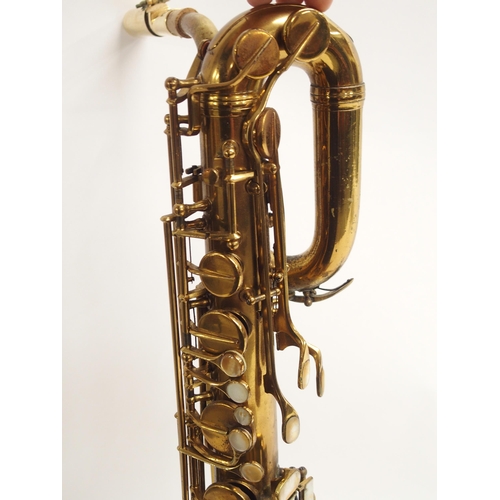 286 - **WITHDRAWN**Pennsylvania Special Baritone Saxophone serial number 261180 engraved 