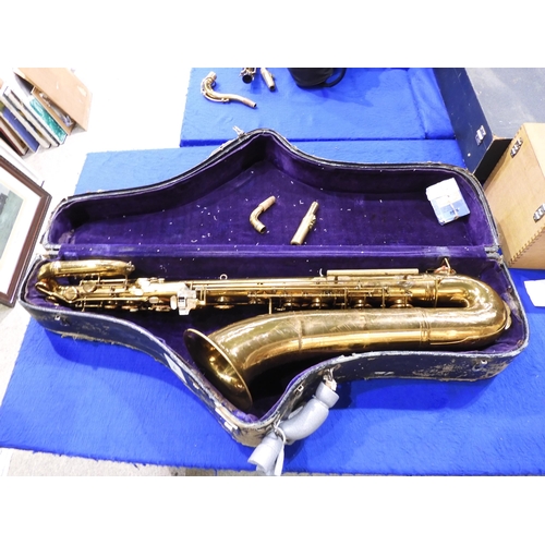 286 - **WITHDRAWN**Pennsylvania Special Baritone Saxophone serial number 261180 engraved 