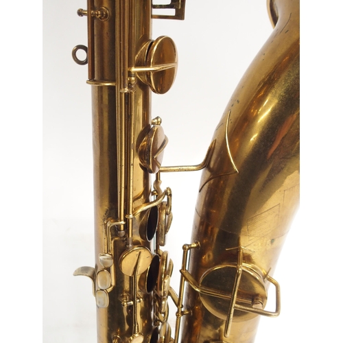 286 - **WITHDRAWN**Pennsylvania Special Baritone Saxophone serial number 261180 engraved 