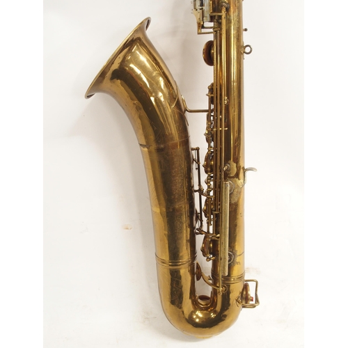 286 - **WITHDRAWN**Pennsylvania Special Baritone Saxophone serial number 261180 engraved 