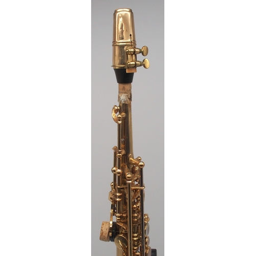 289 - YANAGISAWA Elimona soprano saxophone serial number 00119353 JAPAN with fitted case