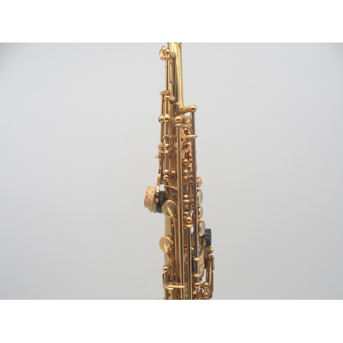 289 - YANAGISAWA Elimona soprano saxophone serial number 00119353 JAPAN with fitted case