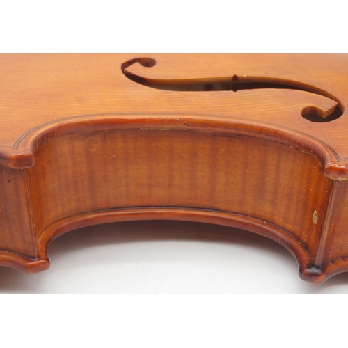 299 - Alexander Youngson a one piece back violin 35.5cm bearing label with inscription to the interior Ale... 