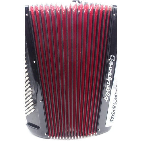 313 - A Cavognolo Odysee reedless 120 bass 41 key piano accordion serial number 45602 together with a Cavo... 