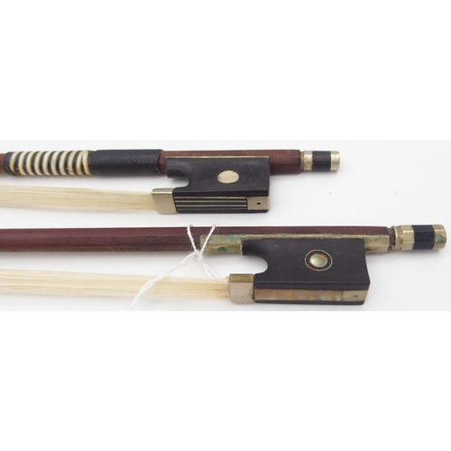 309D - A violin bow 60 grams and another 61 grams