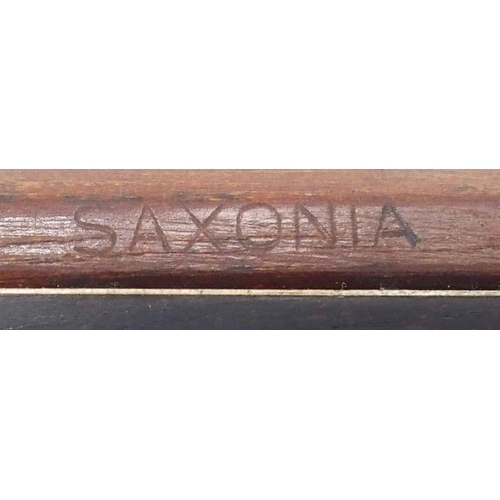 309G - A violin bow 71 grams with inscribed maker's mark SAXONIA